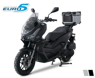Motorka LINHAI SCOOTER BUCK 125 ADV E5+, BLACK